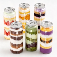 Boîtes en plastique PET de qualité alimentaire avec logo personnalisé, motif à anneau de traction, ouverture facile, pour jus et soda