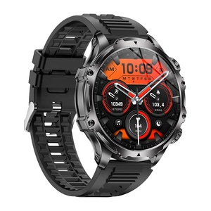 AK75 orologio intelligente 1.85 "schermo rotondo LED torcia frequenza cardiaca ossigeno nel sangue 700mAh grande batteria sport all'aperto <span class=keywords><strong>Smartwatch</strong></span> uomini - Product Image 3