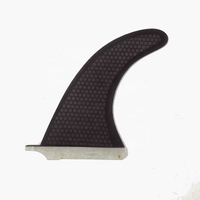 Aileron simple pour longboard, base US, en fibre de verre alvéolée, pour planche de surf et SUP, 8" 9" 10" OEM