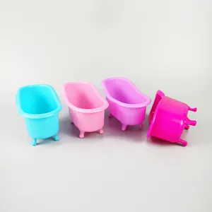 Plastic Pink Container Mini Bathtub  Plastic Mini Bathtub For Shampoo Container