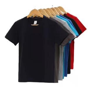 Men's Cotton Casual Men Tshirt <b>Plain</b> Wholesale <b>White</b> Loose Daily Wear <b>Tees</b> - Product Image 1