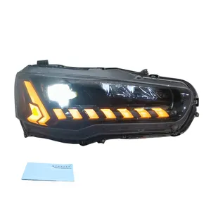 WINAUTO Đèn Pha LED Bộ Phận Giảm Chấn Xe Hơi Đèn Pha Cho Mitsubishi ASX Sport <span class=keywords><strong>Lancer</strong></span> 2008 ~ 2018y Đèn Pha <span class=keywords><strong>DRL</strong></span> - Product Image 1