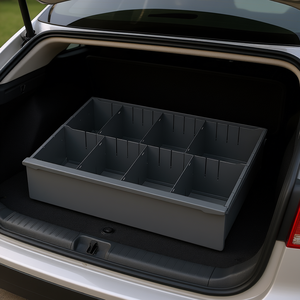 FG 124 C2 S8 <b>Tool</b> Organizer Tray For <b>Vehicle</b> Storage Compartment With Adjustable Dividers And Durable Plastic Construction - Product Image 3