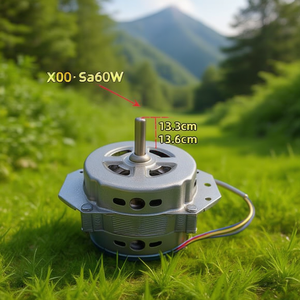 Xd 60w Washing Machine Motor 13.3cm <b>Screw</b> Hole Distance 1.0cm Shaft Diameter <b>Copper</b> Metal Parts - Product Image 2