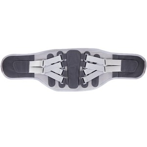 Ceinture lombaire en acier pressé à chaud, maille grise respirante, soutien lombaire, tailles M, L, XL, 2XL, pour le basketball et les sports - Product Image 2