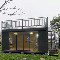 Maison préfabriquée en acier de 20 pieds, Australie, maison mobile compacte en kit avec un design moderne, caractéristiques pliables et respirantes