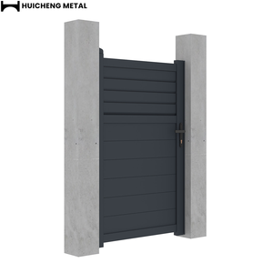 <span class=keywords><strong>Portail</strong></span> piétonnier en aluminium sur mesure pour villa, appartement, jardin, allée latérale, porte simple à persiennes <span class=keywords><strong>avec</strong></span> clôture en aluminium - Product Image 4