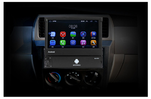 Autoradio Android Single <span class=keywords><strong>One</strong></span> Din 7 pollici retrattile Touchscreen navigazione Gps autoradio con 9701 WiFi - Product Image 6