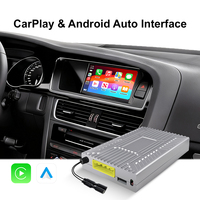 Interfaz Inalámbrica Rhythm CarPlay Android Auto para Audi A4 A5 Q5 2009-2017 MMI 2G Compatible con Cámara de Visión Trasera y Audio Auxiliar