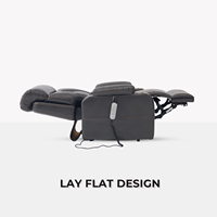 Fauteuil releveur électrique à trois moteurs OKIN avec soutien lombaire réglable, fauteuil inclinable électrique pour personnes âgées, entrepôt américain