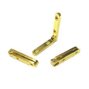 De oro brillante L bisagra <span class=keywords><strong>para</strong></span> caja de joyería de madera - Product Image 4