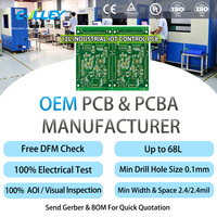 Fabricant de cartes de circuits imprimés industrielles IoT 12L, PCBA personnalisé, carte de circuits HDI multicouche pour la surveillance automobile et la communication