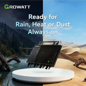 Microinversor Growatt 1600W 2000W 2.25KW 2.5KW <span class=keywords><strong>con</strong></span> WIFI, Microinversor Fotovoltaico de 4 MPPT para Sistema Solar de Balcón - Product Image 6