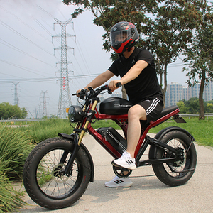 Bicicleta Eléctrica con Llantas Gruesas de 20 Pulgadas, Cuadro de Aluminio, 52V1500W, 55Ah, 55km/h, Batería de Litio, Motocicleta para Adultos KINGKONG, Bicicleta Eléctrica con Llantas Gruesas de 20 Pulgadas - Product Image 4