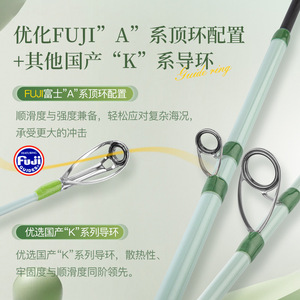 Caña <span class=keywords><strong>de</strong></span> Pescar Luminosa <span class=keywords><strong>de</strong></span> Alta Resistencia para Pesca en Orilla, Versátil, para Principiantes, 155g, 2.1m, 2.4m, con Componentes FUJI - Product Image 4