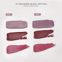 Vente en gros usine Gloss à lèvres velours mat effet poudre de bébé, tendance, à l'acide hyaluronique, longue tenue, waterproof, hydratant et repulpant