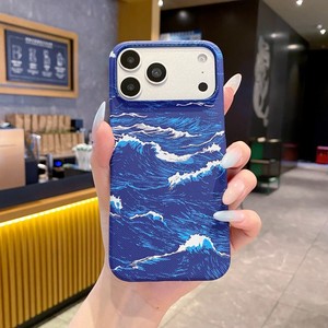 Coque de téléphone magnétique en fibre de carbone à ondulations marines, ultra-fine, en PC rigide, pour iPhone 14 15 16 17 18 Pro Max, vente en gros d'usine - Product Image 5