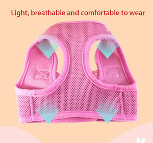 新しいペット用品 ラグジュアリー ロック式 犬用安全ハーネス - Product Image 6