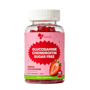 Gomitas de Glucosamina y Condroitina Sin Azúcar de Marca Privada Personalizadas, Suplemento Dietético con Baya del Saúco para el Apoyo de las Articulaciones - Product Image 1
