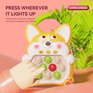 Quickly Push the Game Multi-function Console <strong>Press</strong> and Play Bubbles Music Corgi <strong>Press</strong> Music Game Machine <strong>Toy</strong> - Product Image 4