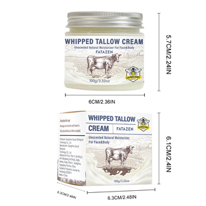 फलाजान प्राकृतिक व्हिप्ड टैलो फेस बाम बॉडी स्किनकेयर मॉइस्चराइज़र क्रीम लोशन बैलम पोषण बीम टेल्ड क्रीम चेहरे - Product Image 6