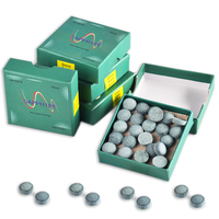 Boîte de 12 Bleu Cubes de Billard Craie TP-C012