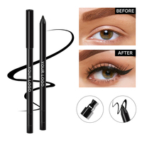 Delineador de Ojos Retráctil con Brillo, Marca Privada, Herramienta Cosmética de Maquillaje, Delineador en Crema Mate Giratorio a Prueba de Agua