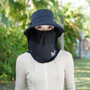 Sombreros de Sol Unisex de Verano al por Mayor con Protección para el Cuello, Tejido de Malla Transpirable, Sombreros de Pescador con Máscara Facial para Esquí y Ciclismo - Product Image 4