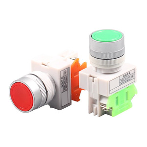 Interrupteur à bouton-poussoir Chkl LAY37-01/10BN, capuchon en aluminium, contact argenté, simple face - Product Image 5