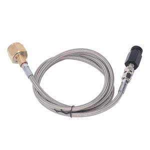 Adaptador <span class=keywords><strong>de</strong></span> Recarga <span class=keywords><strong>de</strong></span> <span class=keywords><strong>Soda</strong></span>, Conector para Cilindro <span class=keywords><strong>de</strong></span> CO2 con Manguera <span class=keywords><strong>de</strong></span> 60 Pulgadas, Manguera <span class=keywords><strong>de</strong></span> Acero Inoxidable CGA320 - Product Image 4