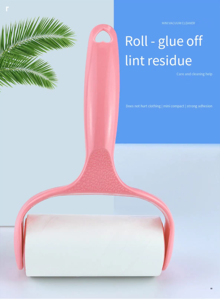 ลูกกลิ้งกำจัดฝุ่นพรมกำจัดขนสุนัขแบบใช้แล้วทิ้งสำหรับสัตว์เลี้ยงแบบถอดออกได้ - Product Image 6