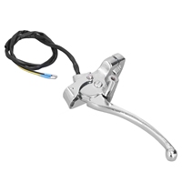 Levier de frein gauche en alliage d'aluminium, style rétro, remplacement pour GY6 150cc Znen 150TE Vintage BMS Heritage 150cc