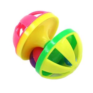 Juguetes para Gatos Interactivos de Colores Aleatorios, Lindos Juguetes de Entrenamiento para Mascotas, Pelota de Plástico con Sonido de Campana - Product Image 6