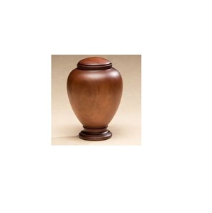 Modern American Style Wooden Cremation Urns with Natural Finish Handmade Customizable <b>Memorial</b> Ashes Supplier Manufacturer India - Product Image 1
