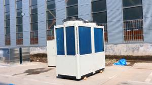 Unité de pompe à chaleur à air refroidi <span class=keywords><strong>Kena</strong></span> 220V/380V, conception modulaire, moteur de compresseur efficace, composants principaux, capacité de refroidissement de 65 à 130 kW, PLC - Product Image 3