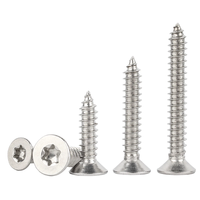 A2 304 Inox plat CSK Torx aggloméré vis en acier inoxydable 316 A4 fraisée inviolable résistant sécurité vis à bois autotaraudeuse