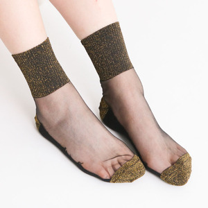 Factory Price Women'S Ice-Feeling <strong>Breathable</strong> <strong>Socks</strong> Ultra-Thin Lace Mesh Lightweight <strong>Breathable</strong> Transparent Mid-Calf <strong>Socks</strong> - Product Image 5