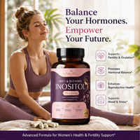 Complément alimentaire OEM Myo Inositol D Chiro Inositol pour femmes, équilibre hormonal, soutien ovarien, 60, 90, 120 capsules