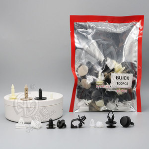 Buick <b>Car</b> Fastener Clips 100Pcs <b>Push</b> In Bumper Roof Door Panel Repair Parts - Product Image 5