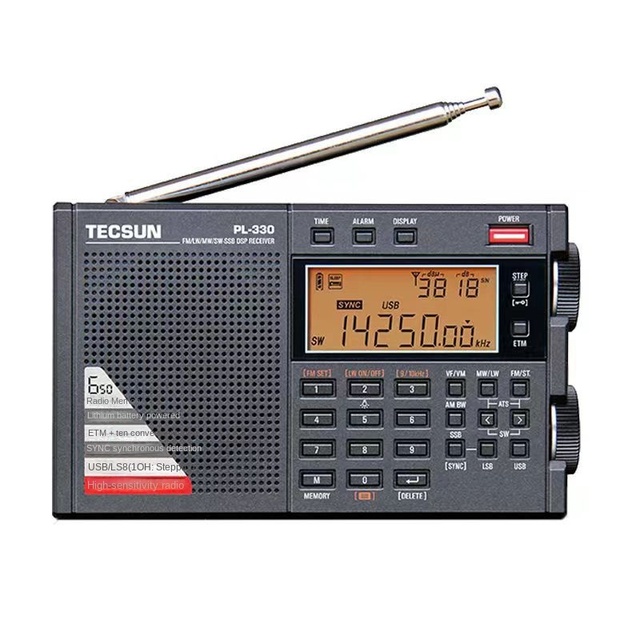 Desen PL-330 Radio for Elderly-Portable Full-Band FM AM SW SSB with Digital Display Battery Powered