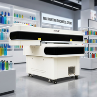 Imprimante UV industrielle 9060 avec 4 têtes I3200-U1, machine d'impression UV à plat à grande hauteur de dépose 290 mm, prend en charge différentes solutions