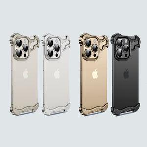 Cassa d'angolo in metallo alluminio antiurto del telefono per <span class=keywords><strong>iPhone</strong></span> 16 15 14 <span class=keywords><strong>13</strong></span> 12 Pro Max obiettivo Cover protettiva <span class=keywords><strong>fotocamera</strong></span> - Product Image 6