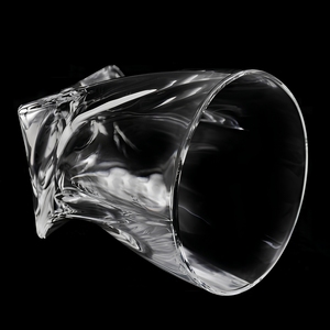 Verre à shot en verre transparent, incassable, texturé, pour bar, 10 onces liquides, style moderne, cylindrique, lot de 6 à 10, pour fêtes et spiritueux - Product Image 4