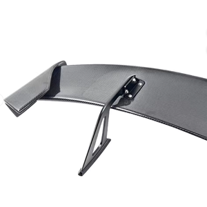 AD Style Single Deck Carbon Fiber <b>Rear</b> <b>Spoiler</b> Wing for Toyota GR Supra A90 A91 MK5 Swan Neck Style Perfect Fitment Car Wing - Product Image 3