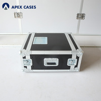 APEX CASES RK-SP-4U OEM - Estuche de Transporte Resistente a Impactos para Mezclador, Equipo de Sonido PA, Servidor en Vivo y Amplificador de Audio