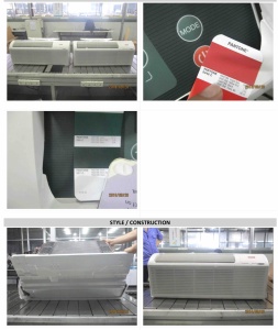 Pompe à chaleur AC PTAC 60Hz, type marche/arrêt, R410A, uniquement refroidissement, compatible 7000BTU 9000BTU 12000BTU 15000BTU - Product Image 5