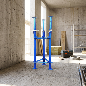 Industrial Steel Support Construction Hot <b>Dip</b> Galvanized Film Inclined Scaffolding Adjustable Site Support System - Product Image 2