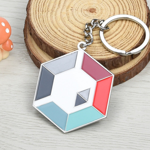 Proveedor de Fabricación en China, Llavero de Esmalte Duro y Suave Personalizado, Llavero de Metal con Letras de Dibujos Animados Cortadas a Troquel - Product Image 2