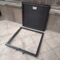 Porte de sous-sol entièrement automatique invisible, porte souterraine dissimulée avec moteur haute puissance pour usage domestique