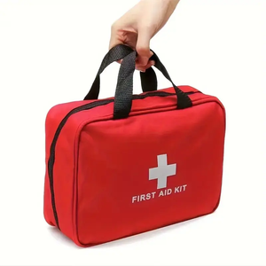 Kit de Emergencia de Primeros Auxilios Personalizado, Impermeable, de EVA, con 161 Piezas, Bolsa Vacía con Cierre para Camping, Viajes en Auto, Suministros Médicos - Product Image 1